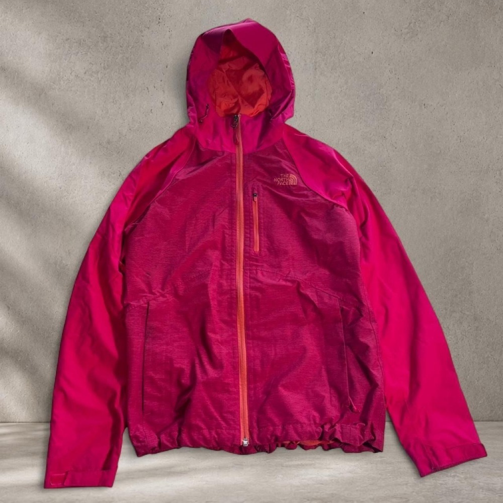 The North Face pink windbreaker jacket